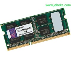 MEM P/NB DDR3L 8GB 1600 MHZ KINGSTON