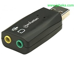 MANH ADAP FONE+MIC A USB 150859