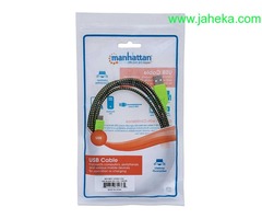 MANH CABLE USB/MIC-USB 352765 1.8MT VERDE/NEGRO
