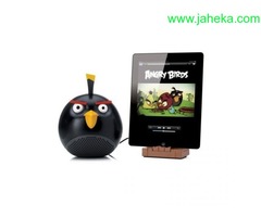 MINI MP3 PLAYER DISEÑO ANGRY BIRD NEGRO