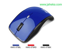 MOUSE KLIP W. KMO-375BK CURVE NEGRO