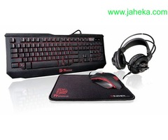 MOUSE+PAD+TECLADO+FONE/MIC THERMAL GAMNG KIT KB-GCK-PLBLUS-0