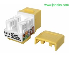 NE LANP CONEC. RJ45 HEMB. CAT.6 AMAR. LP-XC6PUSYL