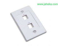 NE LANP TAPA PLAST.DE 02 PUERTOS LP-3317V2WH