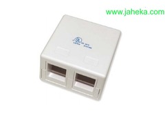 NE LANP TOMA EXTERNA DE 02 PUERTOS LP-3302WH