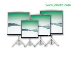 PANTALLA PROY KLIP 86'' KPS-102 C/TRIPE MANUAL BLAN