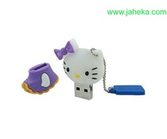 PEN DRIVE 8GB - DISEÑO HELLO KITTY LILA / VIOLETA