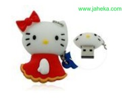 PEN DRIVE 8GB - DISEÑO HELLO KITTY ROJO