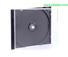 PORTA CD/DVD - CAJA FINA TAPA TRASPARENTE PARA 1 DISCO