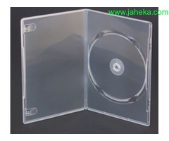 PORTA CD/DVD - CAJA GRUESA TRASPARENTE PARA 1 DISCO