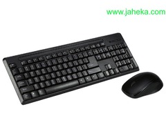 TECLADO SATE WIRELESS AK-718G COMBO S/ PILAS