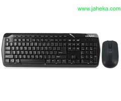 TECLADO SATE WIRELESS AK-719G COMBO 2.4GHZ S/ PILAS