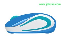 MOUSE LOGIT 910-005360 M187 WIR AZUL/BLANCO