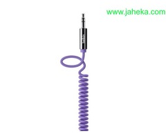 CABLE3.5MM AUDIOM/MCOILEDSTRAIGHT6PURPLE