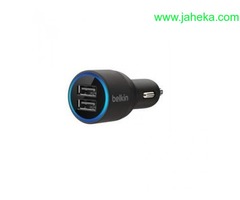 "IPAD DUAL USB CAR CHRGR,2x2.1A,BLACK "