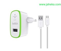 "2.1AMP CHARGER WITH MICRO USB CABLE (WHITE)  "