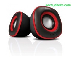 SPEAKER KLIP KES-215R 6W NEG/ROJO/USB/2.0