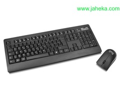 TECLADO+MOUSE KLIP KCK-265S WIR SLIM BLACK SPA