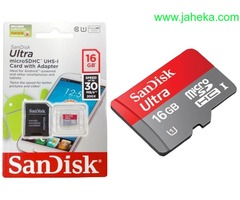 MEM. SD 16GB MICRO 2X1 SANDISK CLASS 10